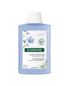 Klorane šampon s vlaknima lana 200 ml