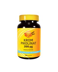 Natural Wealth Krom pikolinat 200 μg, 100 kapsula