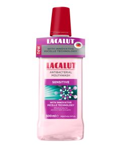 Lacalut Sensitive otopina za njegu usne šupljine 300 ml bočica