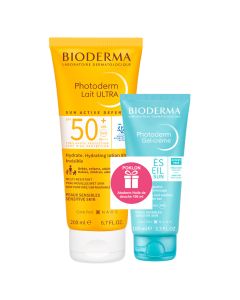 Bioderma  Photoderm Lait Ultra SPF50+ i Gel-crème Après-soleil PROMO, 200 ml + 100 ml