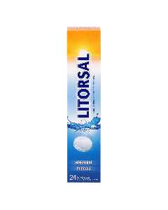 Litorsal s okusom limuna i mente, 24 šumeće tablete