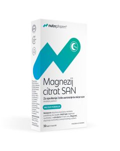 Nutripharm® Magnezij citrat SAN, 30 kapsula