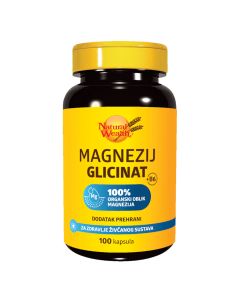 Natural Wealth Magnezij glicinat + B6, 100 kapsula