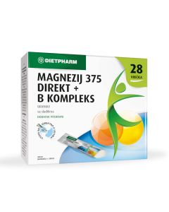 Dietpharm Magnezij 375 Direkt + B kompleks granule 28 vrećica