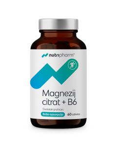 Nutripharm® Magnezij citrat + B6, 60 tableta