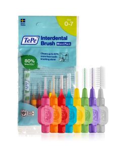 TePe Original Interdentalne četkice Mix vel. 0-7 / 0,4 mm - 1,3 mm, 8 komada
