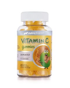 Nutripharm® Vitamin C gummies, 60 gumenih bombona