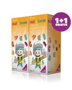 Yasenka Multivitamin + inulin 1+1 PROMO, 225 ml + 225 ml