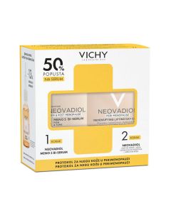 Vichy Neovadiol Bi-5 Serum + Dnevna njega u perimenopauzi normalna do mješovita koža PROTOKOL 30 ml + 50 ml