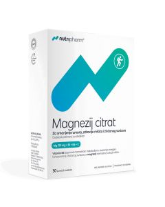 Nutripharm Magnezij citrat, 30 šumećih tableta