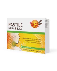 Natural Wealth Pastile Med&Biljke, 24 pastile