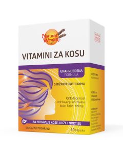 Natural Wealth Vitamini za kosu, 60 kapsula