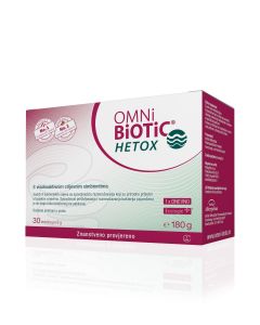 Omni-Biotic Hetox, mješavina visokovrijednih crijevnih kultura sa sposobnošću razmnožavanja, 30 vrećica