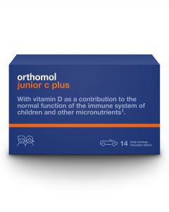 Orthomol junior C plus 14 tableta za žvakanje