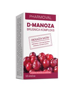 Pharmoval D-manoza brusnica kompleks, vrećice