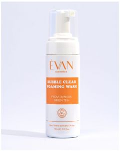 Evan Bubble Clear Foaming Wash, breskva, 150 ml