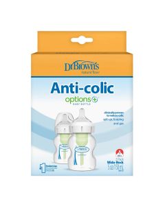Dr.Brown's Options+ paket sa 2 polipropilenske bočice 150 ml široko grlo