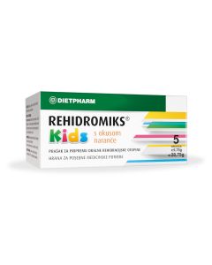 Dietpharm Rehidromiks® Kids s okusom naranče 5 vrećica