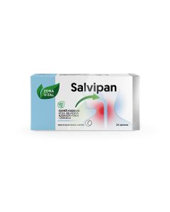 Zona Vital Salvipan tablete za otapanje u ustima, za ublažavanje nadražaja grla i ždrijela, 20 tableta
