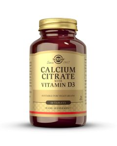 Solgar Kalcij citrat plus vitamin D 60 tableta