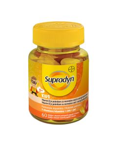 Supradyn Kids dodatak prehrani, 60 dražeja sa 9 vitamina, cinkom i jodom