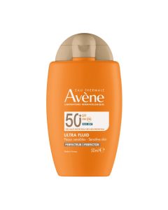 Eau Thermale Avène Vrlo visoka zaštita Ultra fluid tonirani SPF50+, 50 ml