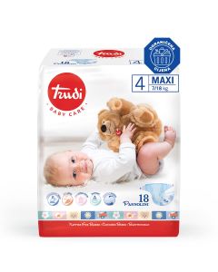 Trudi Pelene Dry Fit, Maxi 7-18 kg, 18 komada