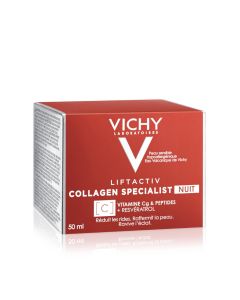 Vichy Liftactiv Specialist noćna njega za korekciju bora, čvrstoće, i blistavosti kože, 50 ml
