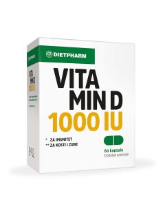 Dietpharm Vitamin D 1000 IU, 60 kapsula