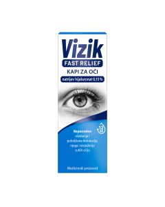 Vizik kapi za oči Fast Relief, 10 ml
