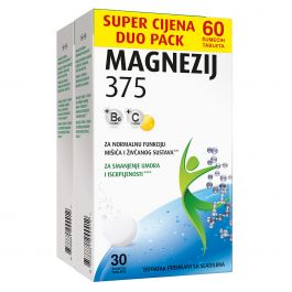 Dietpharm Magnezij 375, 30 šumećih tableta, DUO PACK