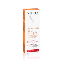 Vichy Capital Soleil krema za zaštitu od sunca s anti-age efektom SPF 50