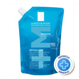 La Roche-Posay Effaclar gel za čišćenje lica, 400 ml refill