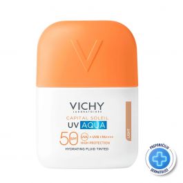 Vichy Capital Soleil UV AQUA LIGHT TONIRANI HIDRACIJSKI FLUID SPF50 VISOKA ZAŠTITA