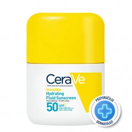 CeraVe Nevidljivi hidratantni fluid za zaštitu od sunca, SPF 50, visoka zaštita