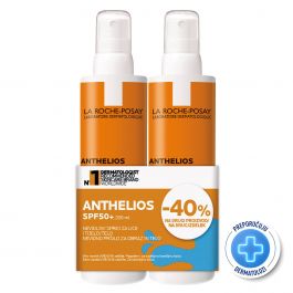 La Roche-Posay Anthelios Nevidljivi sprej SPF50+, 2 x 200 ml PROMO