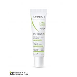 A-Derma Dermalibour+ obnavljajući CICA-balzam za usne