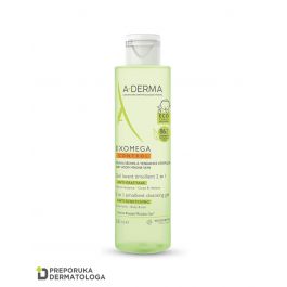 A-Derma Exomega Control emolijentni gel za čišćenje 2u1