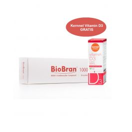 BioBran prah + Kernnel Vegan Vitamin D3 PROMO
