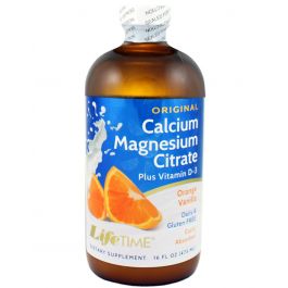 LifeTimeTekući kalcij magnezij citrat naranča