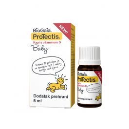 BioGaia Protectis Baby kapi s vitaminom D, 5 ml