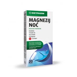 Dietpharm Magnezij Noć, 20 kapsula
