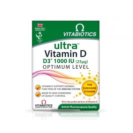 Vitabiotics Ultra Vitamin D3 1000 IU tablete