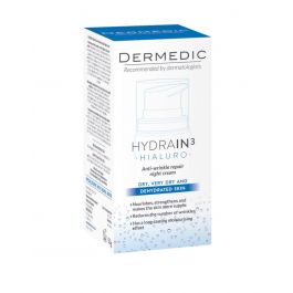 DERMEDIC HYDRAIN3 obnavljajuća noćna krema protiv bora
