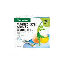 Dietpharm Magnezij 375 Direkt + B kompleks granule