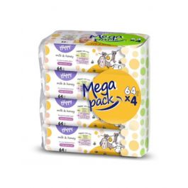 Bella Baby Happy vlažne maramice Mlijeko & Med Mega pack