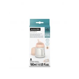 Suavinex Zero.Zero bočica za dojenje 180 ml, adaptivni protok