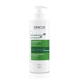 Vichy Dercos šampon protiv prhuti za normalnu ili masnu kosu, 390 ml