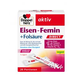 Doppelherz®aktiv Željezo + folna kiselina DIREKT