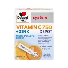 Doppelherz®system Vitamin C 750 + cink DEPO DIREKT 